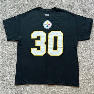 NFL Pittsburgh Steelers James Conner Black T-shirt